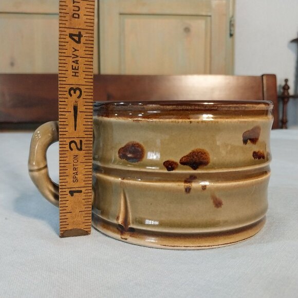 Vintage Fred Roberts Bamboo Design Large Coffee Mugs - Picture 8 of 8